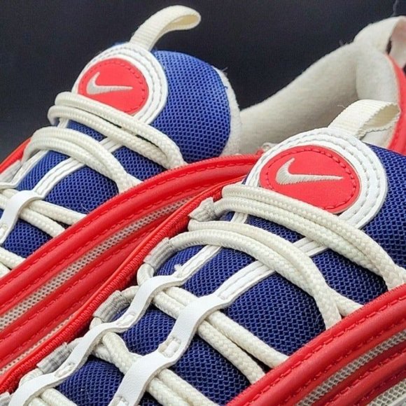 Nike Air Max 97 'USA' 2020 Sz 8.5 CW5584-100 Airmax Americana Uni Red White Blue - Picture 6 of 12